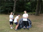 pitching the tents