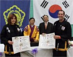 Paul and Lisa with Kuk Sa Nim